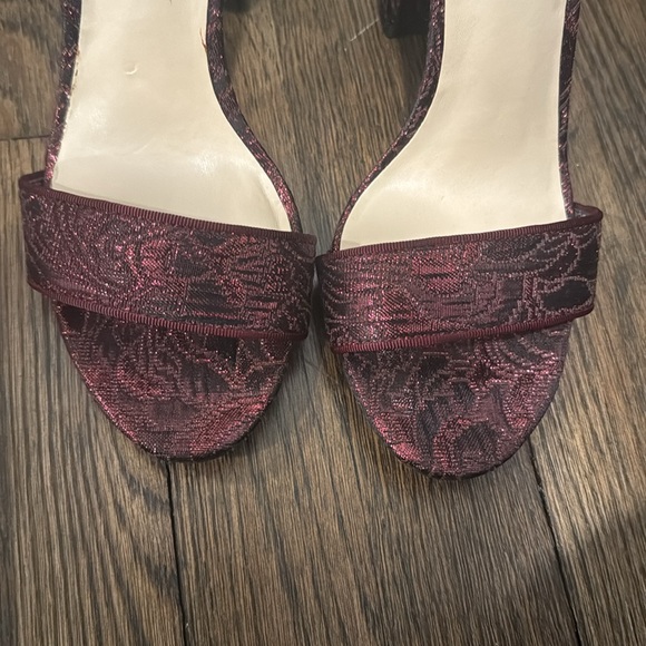 Red Block Heels - Picture 4 of 4